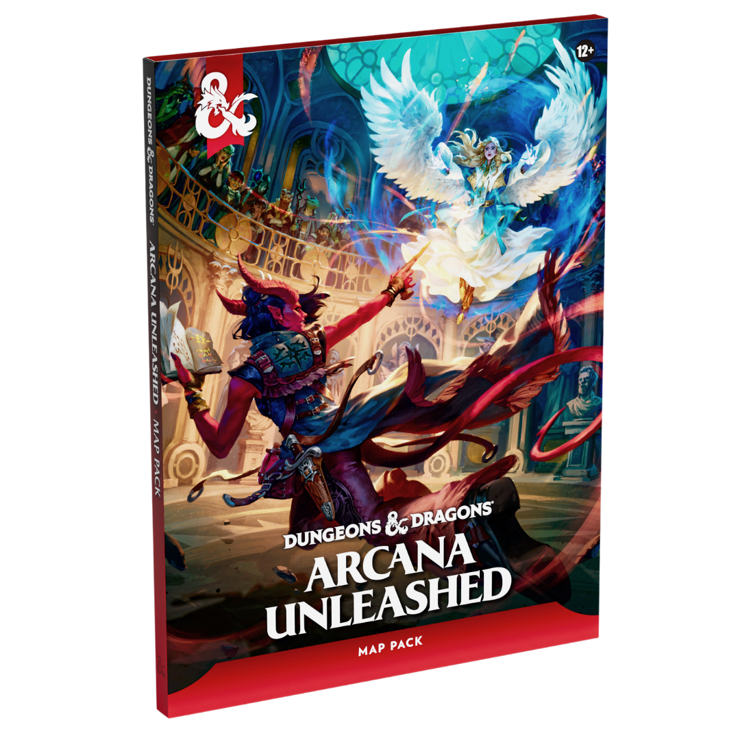 Dungeons & Dragons Arcana Unleashed Map Pack with five double-sided tactical poster maps and token sheets.