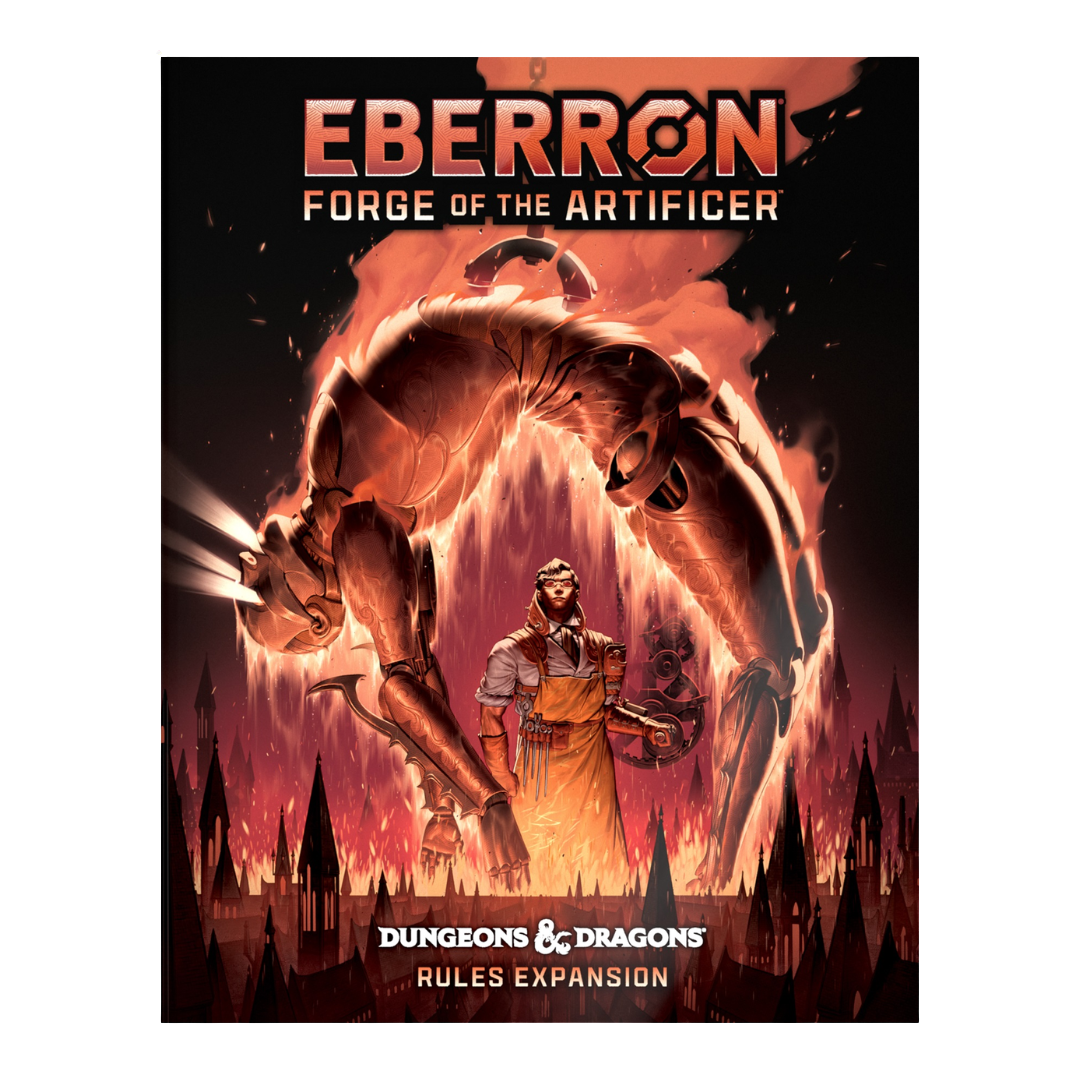 Dungeons & Dragons Forge of the Artificer alternate cover hardcover, Artificer class sourcebook for players and DMs in Canada