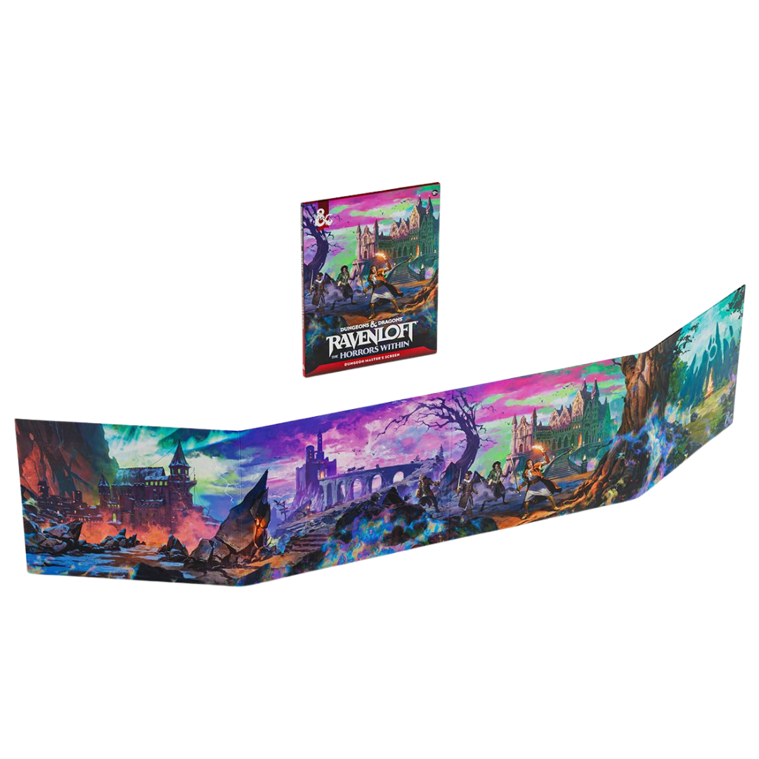 Dungeons and Dragons Ravenloft The Horrors Within DM Screen accessory for tabletop roleplaying games