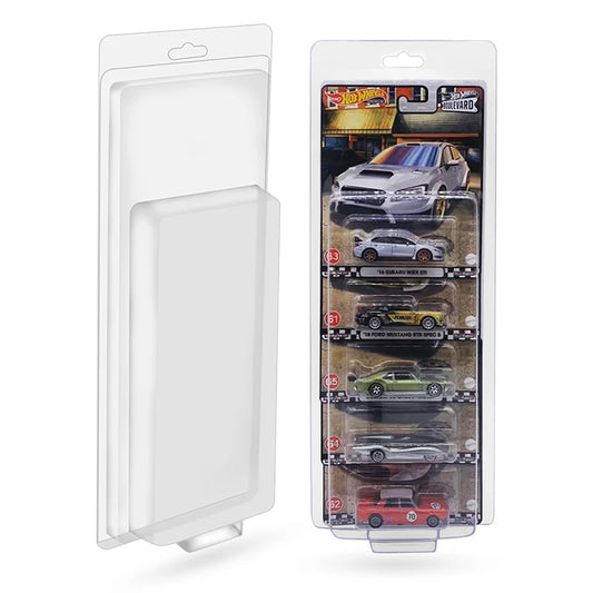 Evoretro - Blister Protector - Hot Wheels - Premium Line for 5 Car Set