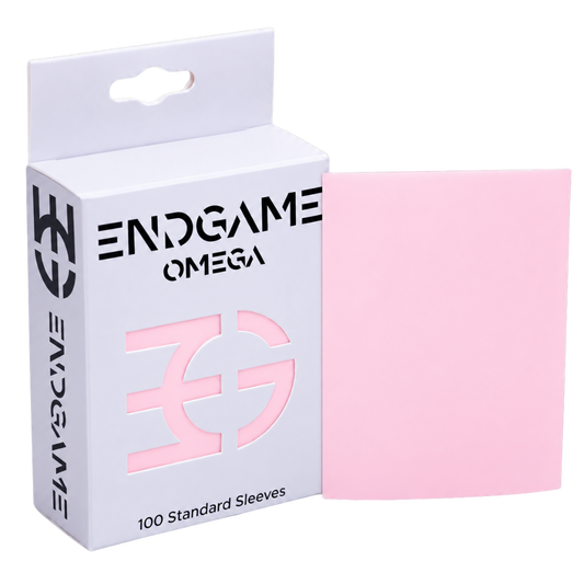 Endgame Omega Card Sleeves Sakura Pink 100 for Trading Card Games like Pokémon, Magic the Gathering and more!