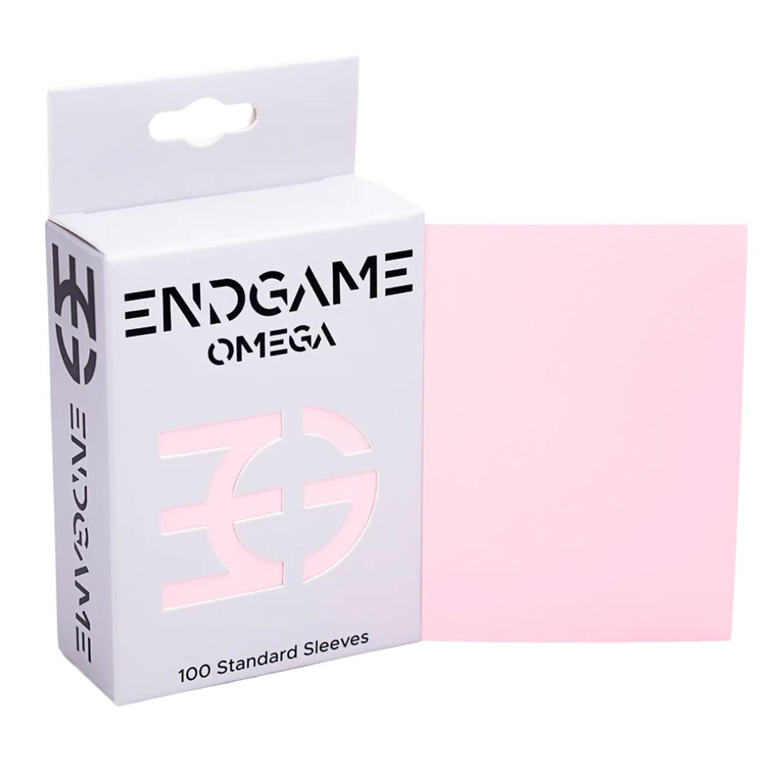 Endgame Omega Card Sleeves Sakura Pink 100 for tcg pokemon magic the gathering