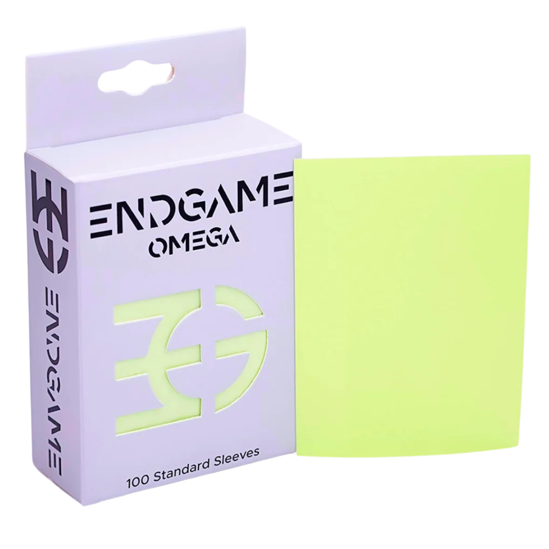 Endgame Omega Matcha Green Card Sleeves 100 for tcg pokemon magic the gathering