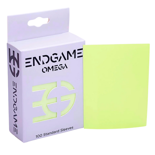 Endgame Omega Matcha Green Card Sleeves 100 for tcg pokemon magic the gathering