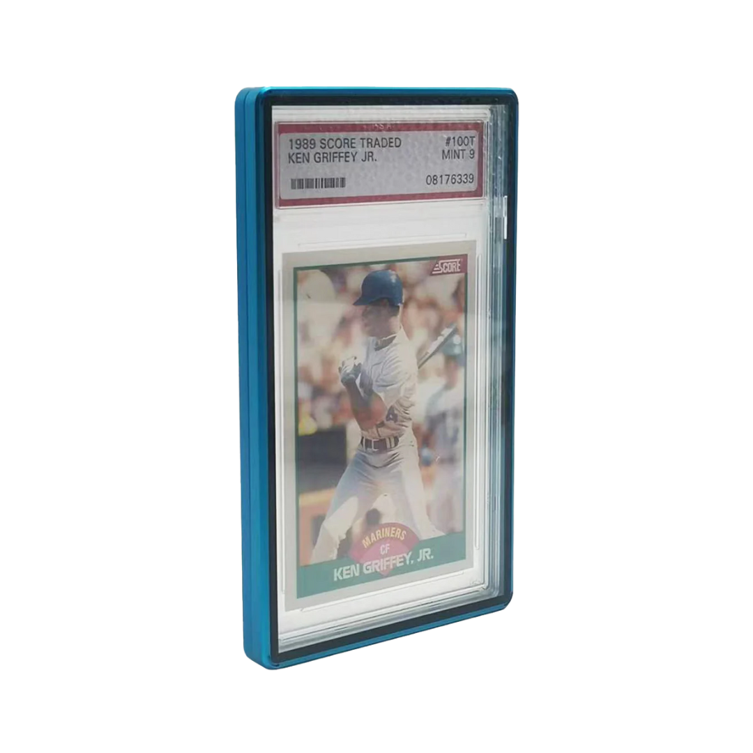 Evoretro Magnetic Case for PSA Slabs, premium protection with shatterproof glass, UV shielding, and impact resistance for PSA slab cards.