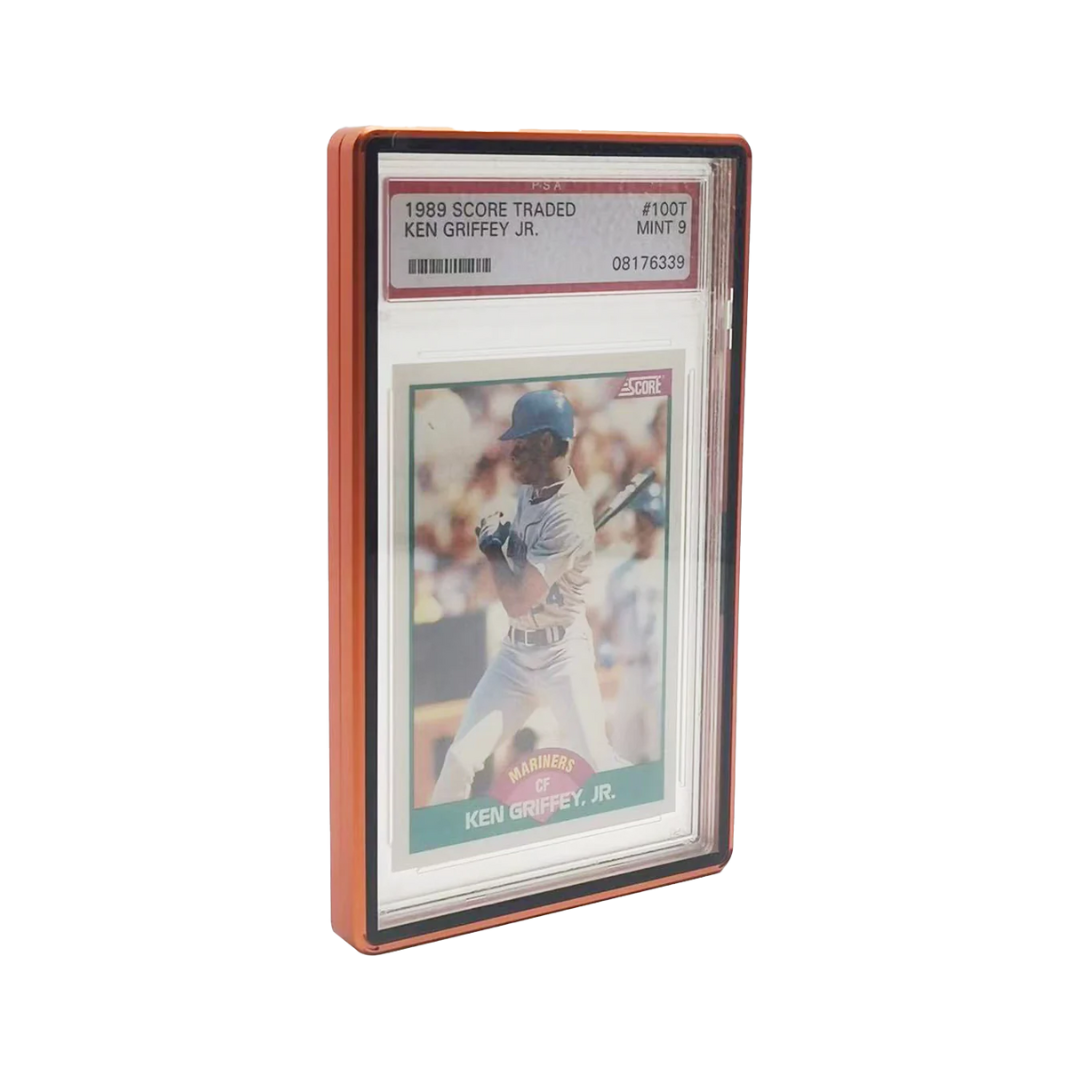 Evoretro Magnetic Case for PSA Slabs, premium protection with shatterproof glass, UV shielding, and impact resistance for PSA slab cards.