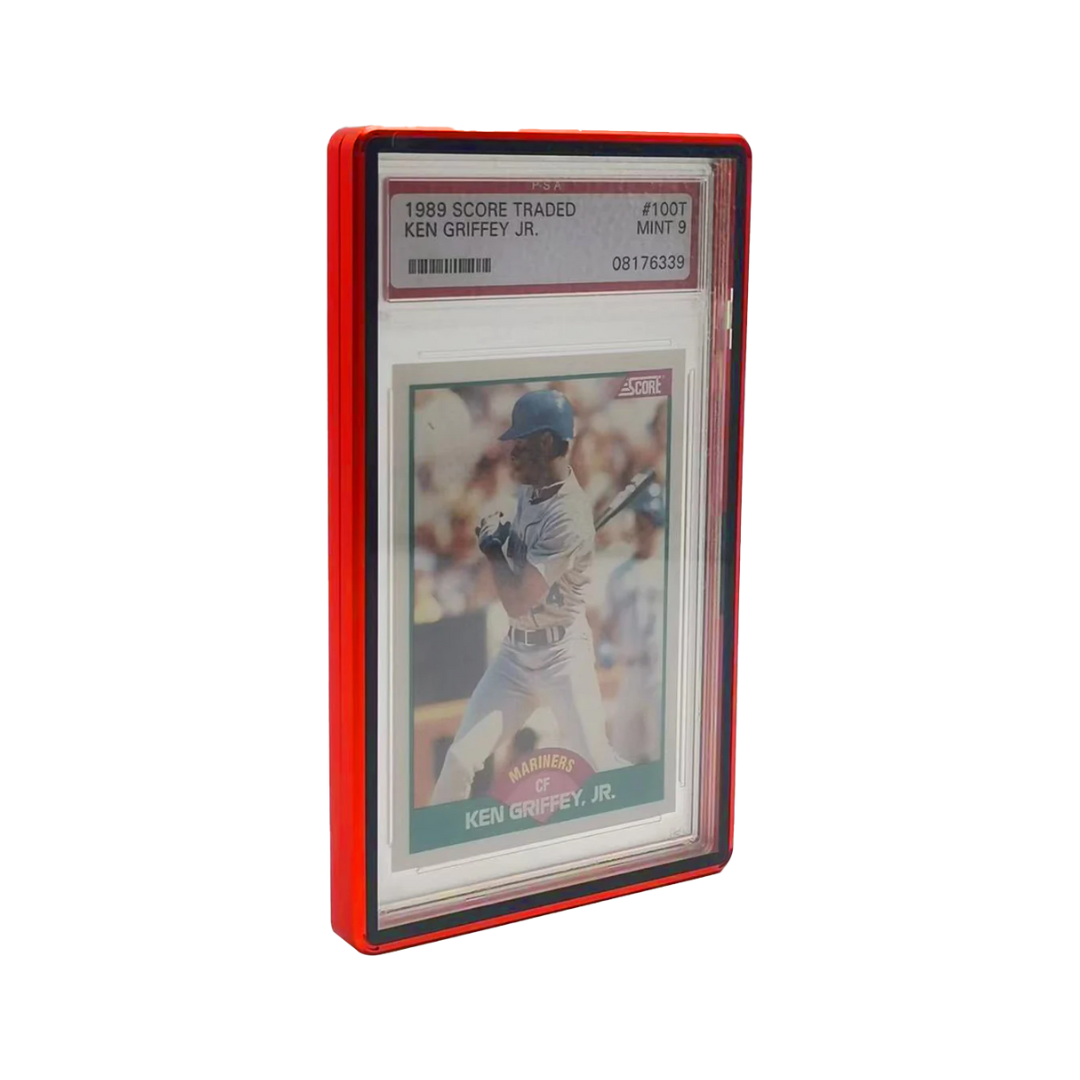 Evoretro Magnetic Case for PSA Slabs, premium protection with shatterproof glass, UV shielding, and impact resistance for PSA slab cards.