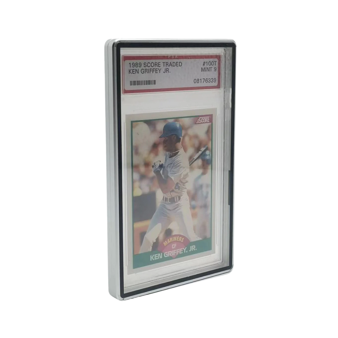 Evoretro Magnetic Case for PSA Slabs, premium protection with shatterproof glass, UV shielding, and impact resistance for PSA slab cards.