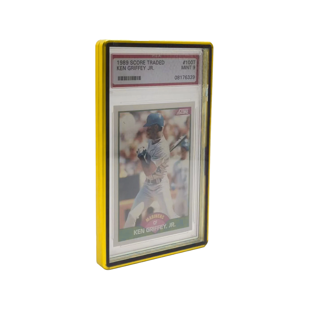 Evoretro Magnetic Case for PSA Slabs, premium protection with shatterproof glass, UV shielding, and impact resistance for PSA slab cards.