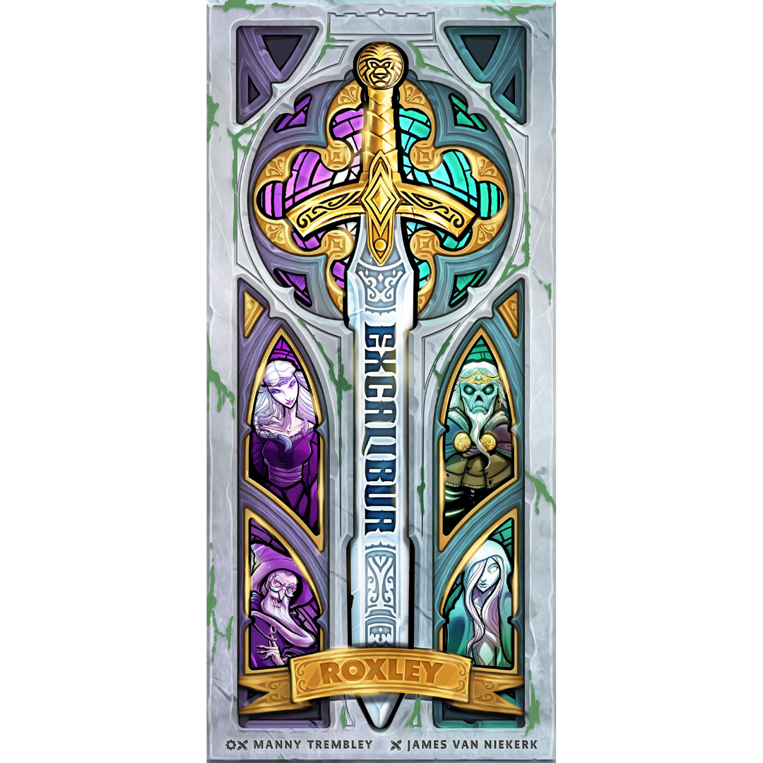 Excalibur party game featuring bluffing strategy Avalon chips and Arthurian legend gameplay