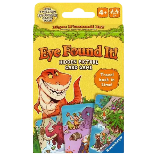 Eye Found It! World of Dinosaurs hidden-object card game by Ravensburger.