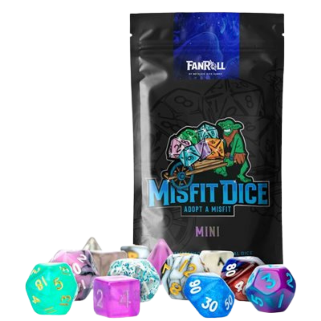 Fanroll Mystery Misfit Mini 2 polyhedral dice blind bag set