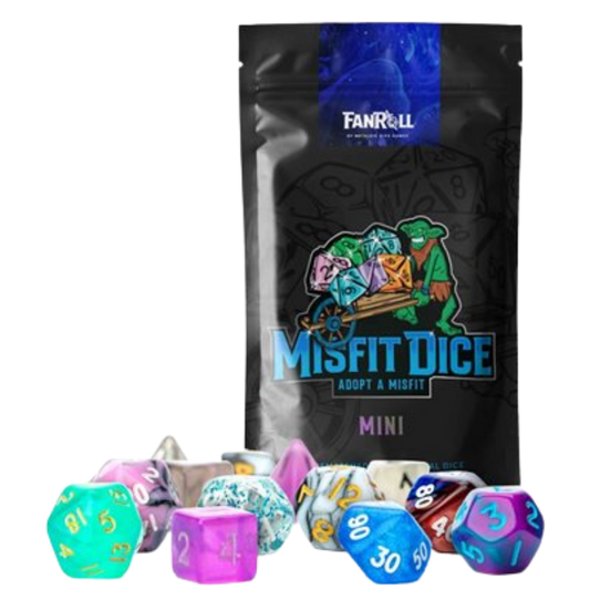 Fanroll Mystery Misfit Mini 2 polyhedral dice blind bag set