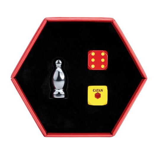 Fanroll Catan Premium Robber/Metal Dice Set Hematite