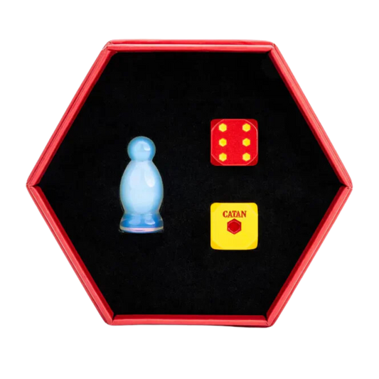 Fanroll Catan Premium Robber/Metal Dice Set Opalite