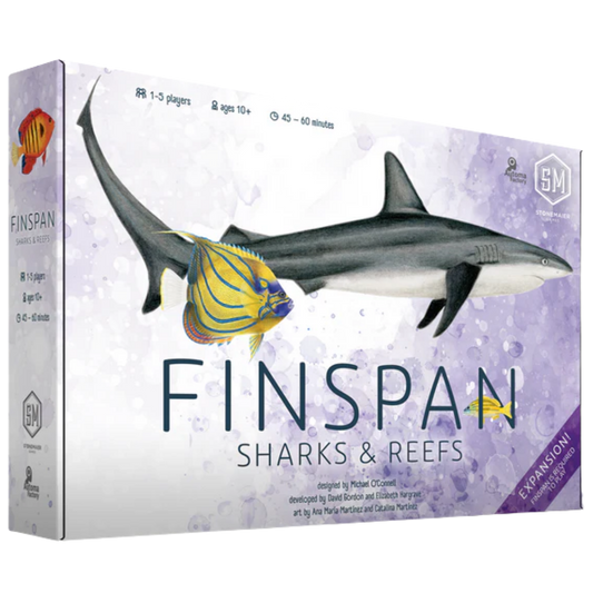 Finspan Sharks and Reefs Expansion box art