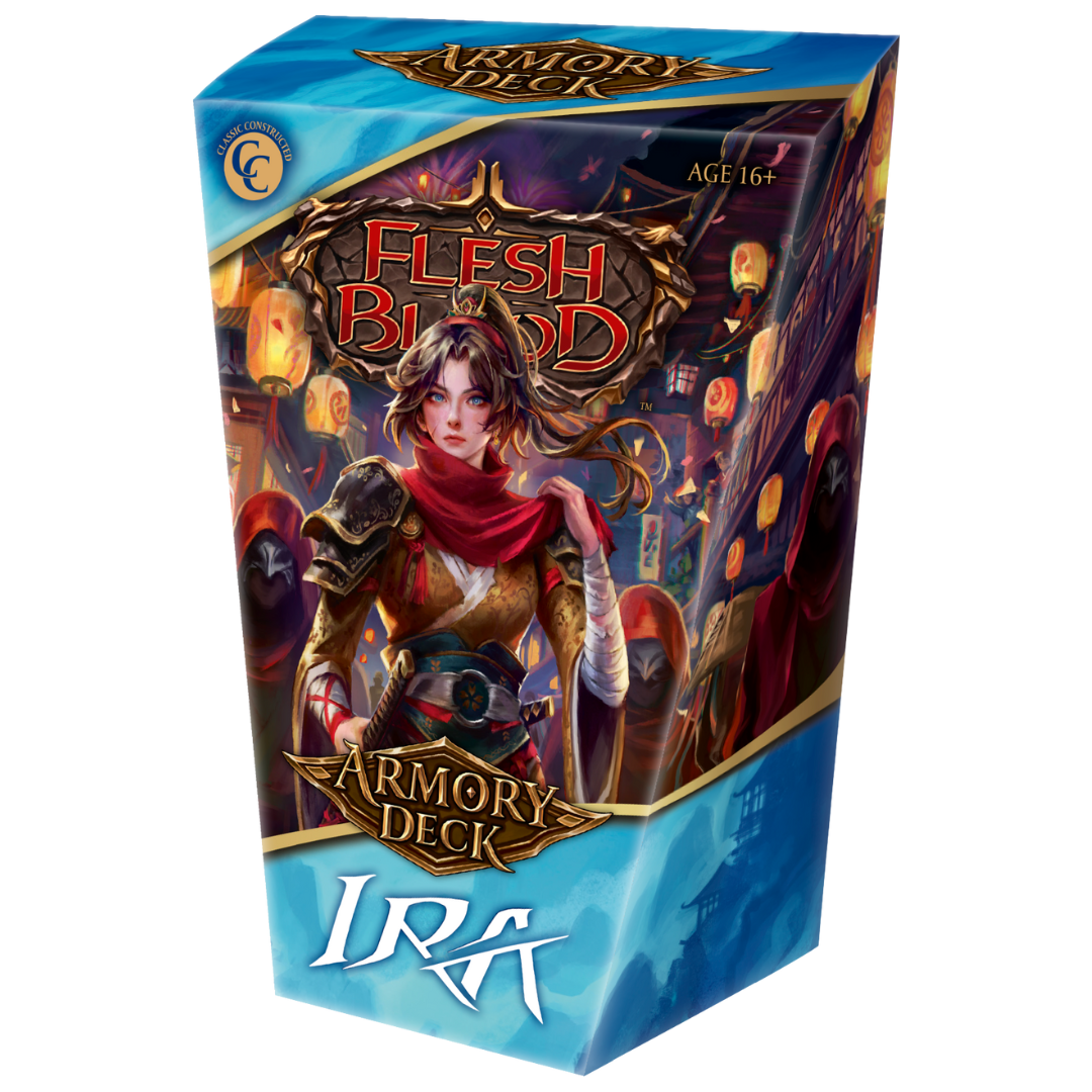 Flesh & Blood Armory Deck Ira ready‑to‑play constructed deck with hero, weapon, and tokens