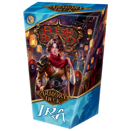Flesh & Blood Armory Deck Ira ready‑to‑play constructed deck with hero, weapon, and tokens