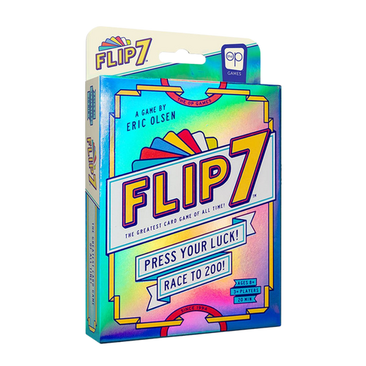 Flip 7 Peggable portable push your luck card game with travel friendly packaging