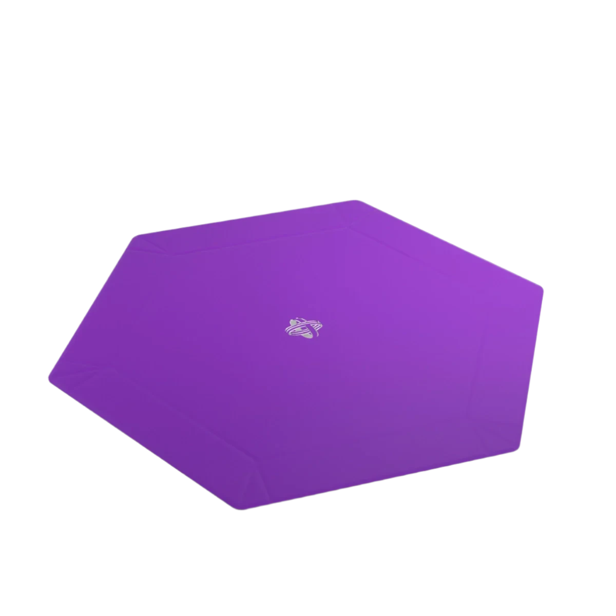 GAMEGENIC Magnetic Dice Tray Hexagonal Black/Purple