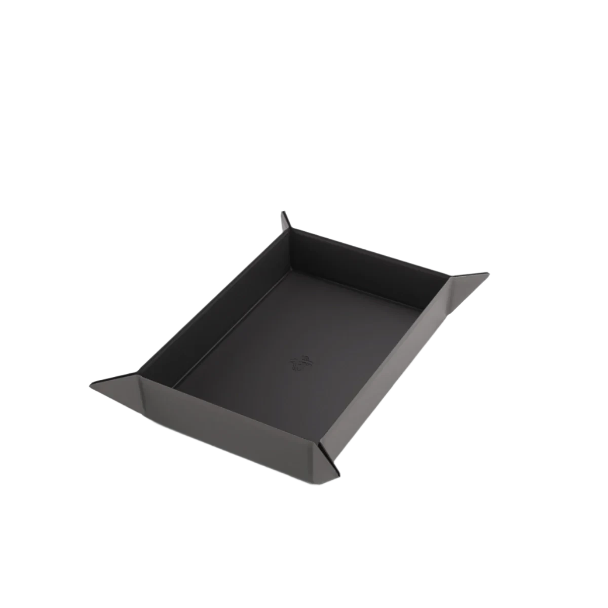 GAMEGENIC Magnetic Dice Tray Rectangular Black/Gray