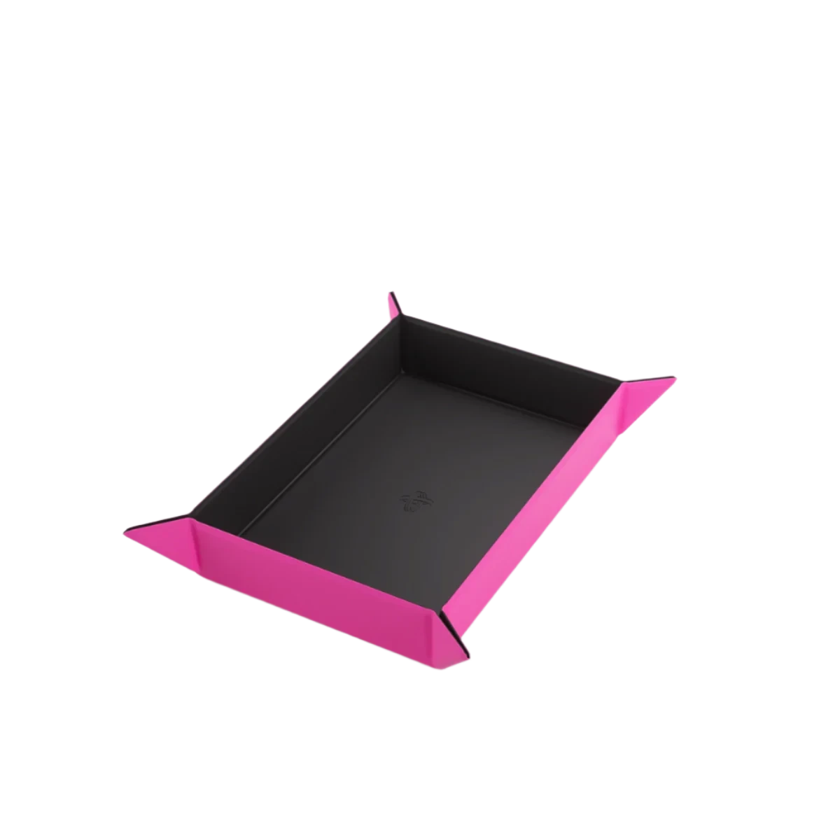 GAMEGENIC Magnetic Dice Tray Rectangular Black/Pink