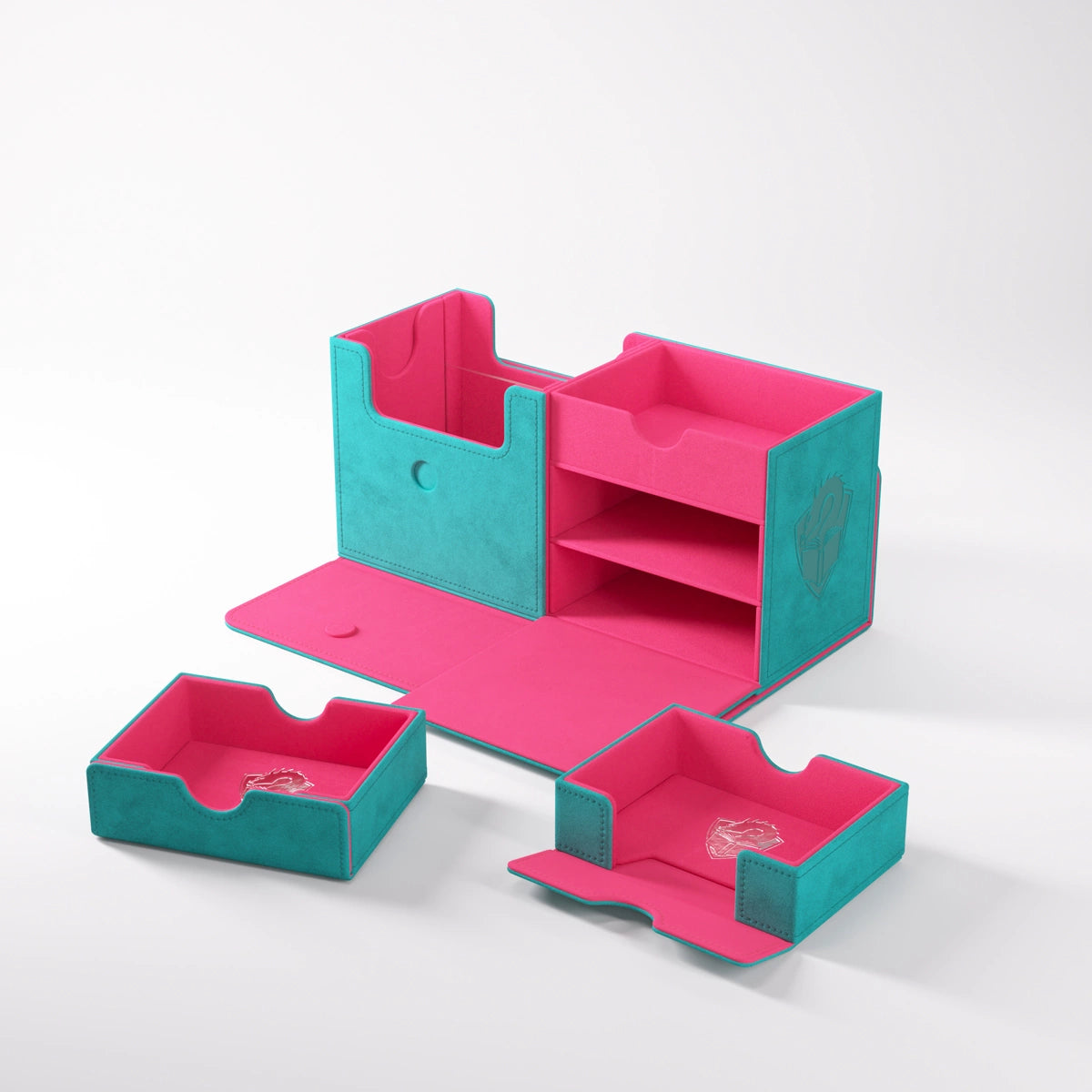 Gamegenic - Deck Box - The Academic - XL Pink/Teal (133+)