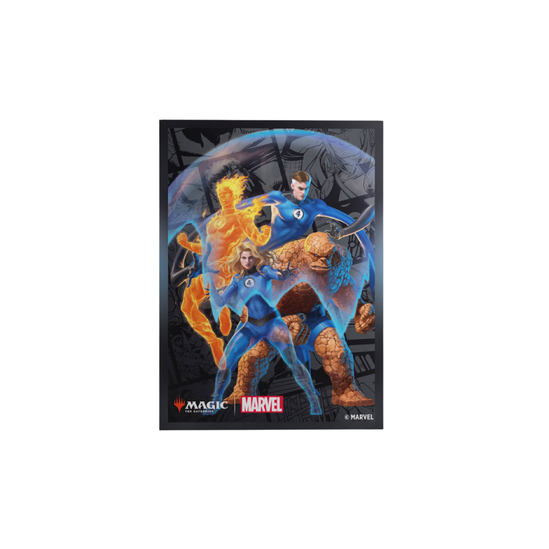 Gamegenic MTG Marvel Fantastic Four Premium Art Sleeves 105 count for trading card game protection and play