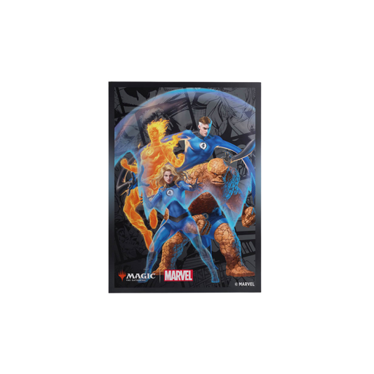 Gamegenic MTG Marvel Fantastic Four Premium Art Sleeves 105 count for trading card game protection and play