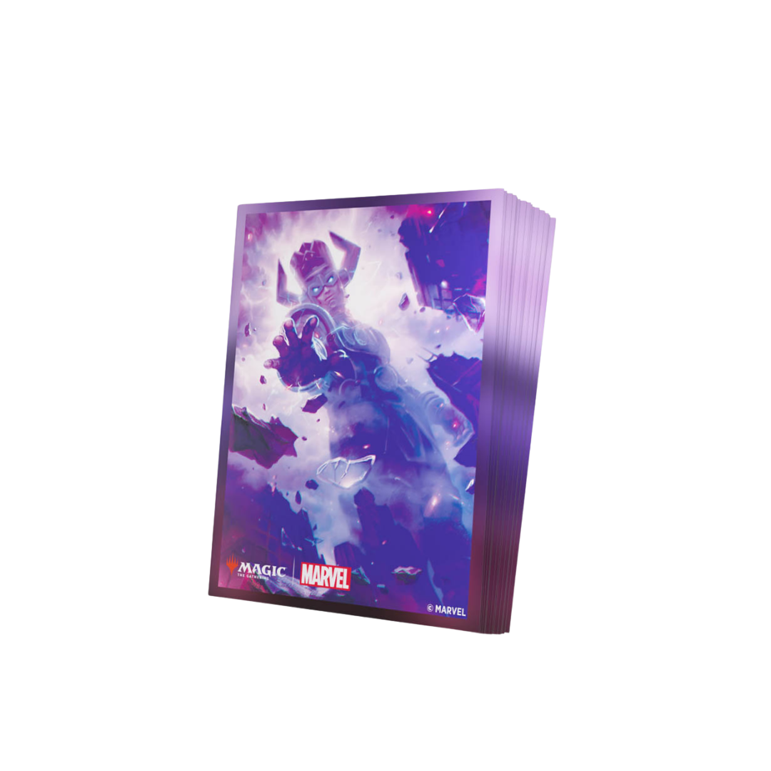 Gamegenic MTG Marvel Galactus Token Premium Art Sleeves 105 count for trading card game protection and play