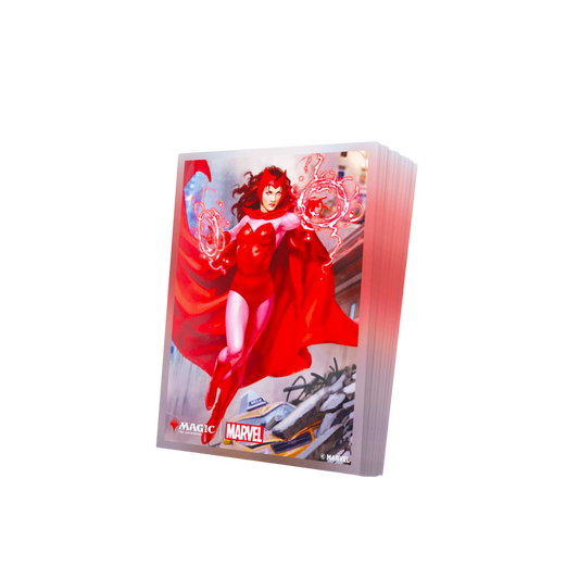 Gamegenic MTG Marvel The Scarlet Witch Premium Art Sleeves 105 count for trading card game protection and play