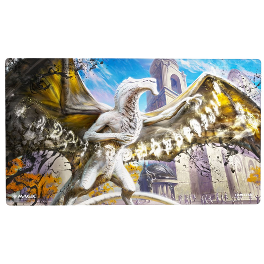 Gamegenic MTG Strixhaven Silverquill The Disputant playmat with non slip rubber backing