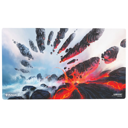 Gamegenic MTG Strixhaven Stormcarved Coast playmat with non slip rubber backing