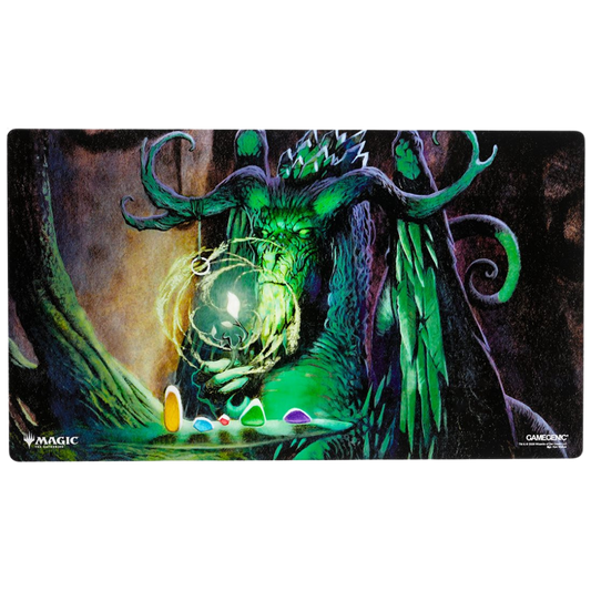 Gamegenic MTG Strixhaven Witherbloom The Balancer playmat with non slip rubber backing