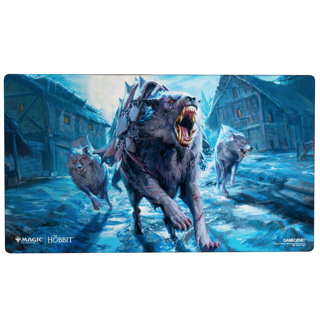 Gamegenic Magic: The Gathering The Hobbit Head of the Hunt Shiny Treatment Playmat with warg artwork