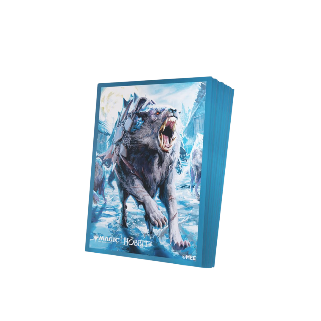Gamegenic MTG The Hobbit Head of the Hunt Premium Art Sleeves featuring Warg artwork, 105 count