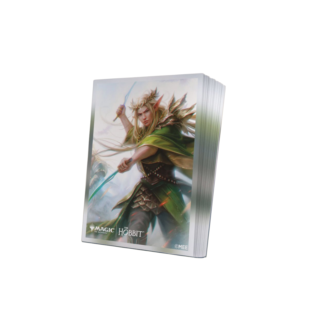 Gamegenic MTG The Hobbit Thranduil Sindarin Liege Premium Art Sleeves with Elvenking artwork, 105 count