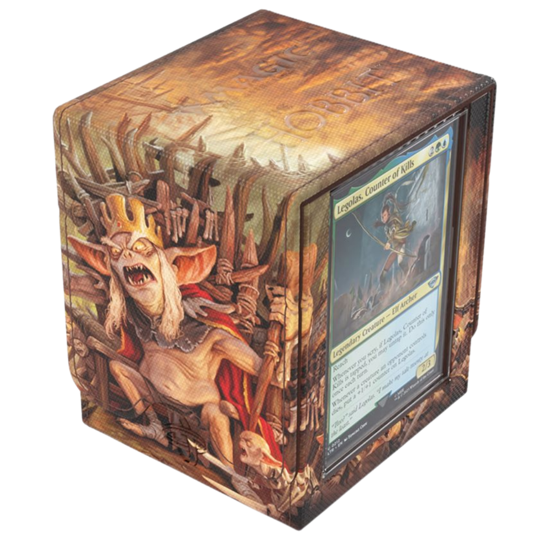 Gamegenic MTG The Hobbit Squire Plus XL Battle of Goblin-town 100+ deck box closed view image