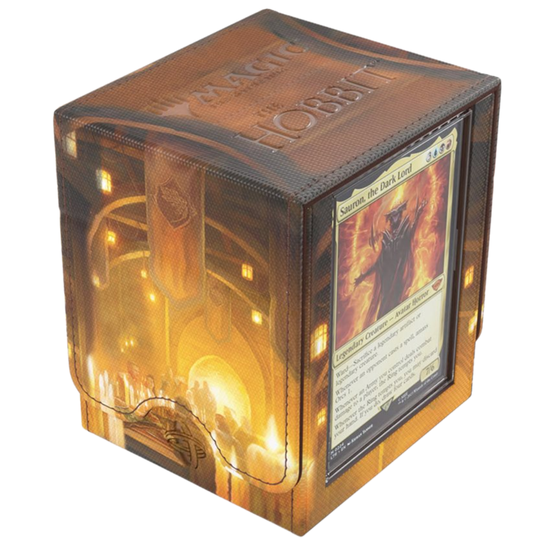 Gamegenic MTG The Hobbit Squire Plus XL The Queen of Dale 100+ deck box closed view
