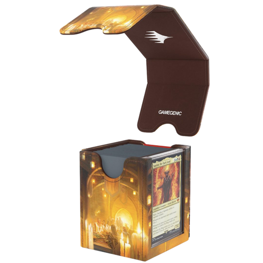 Gamegenic MTG The Hobbit Squire Plus XL The Queen of Dale 100+ deck box open view