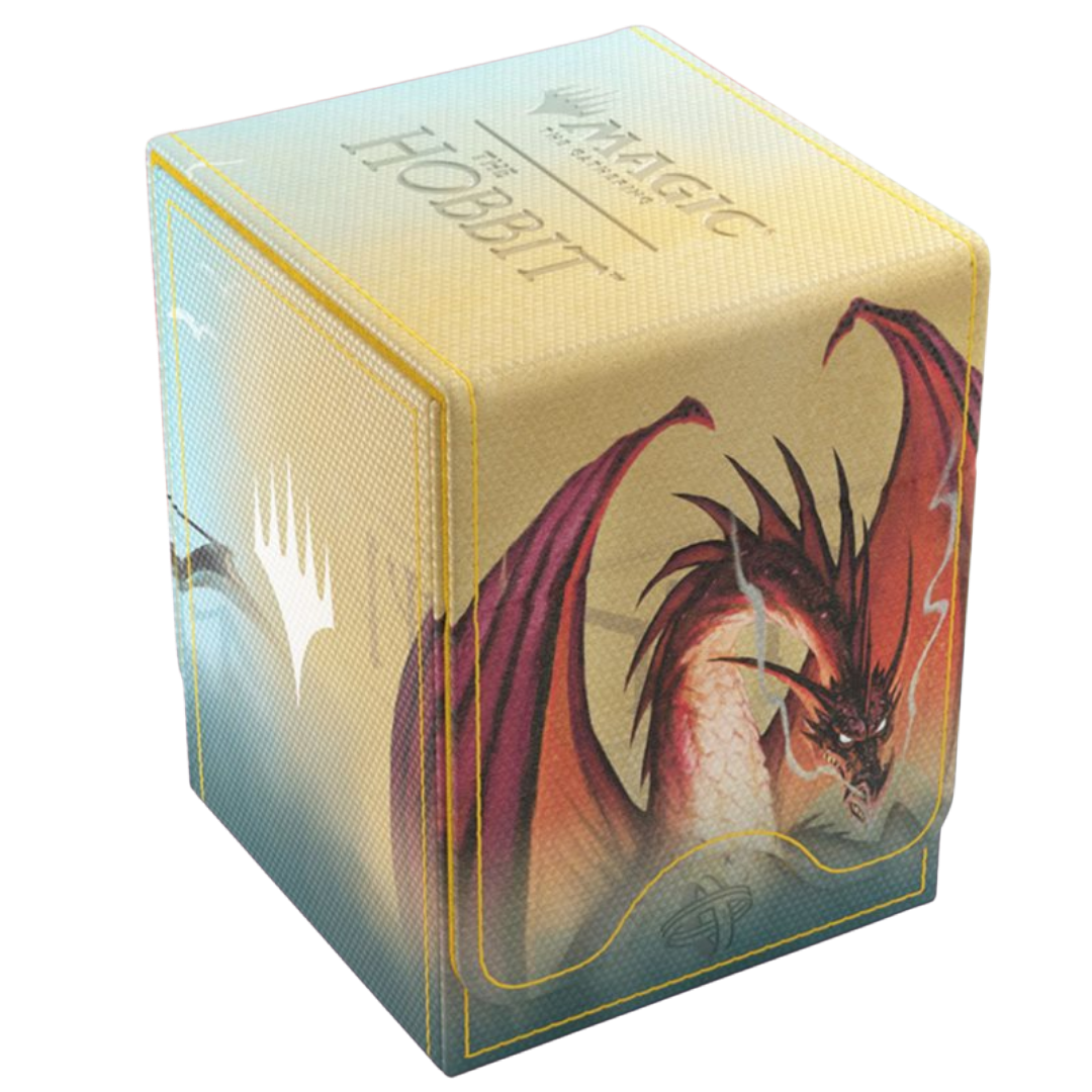 Gamegenic MTG The Hobbit Squire XL Gleaming Splendor and The King of Dale 80+ deck box closed view