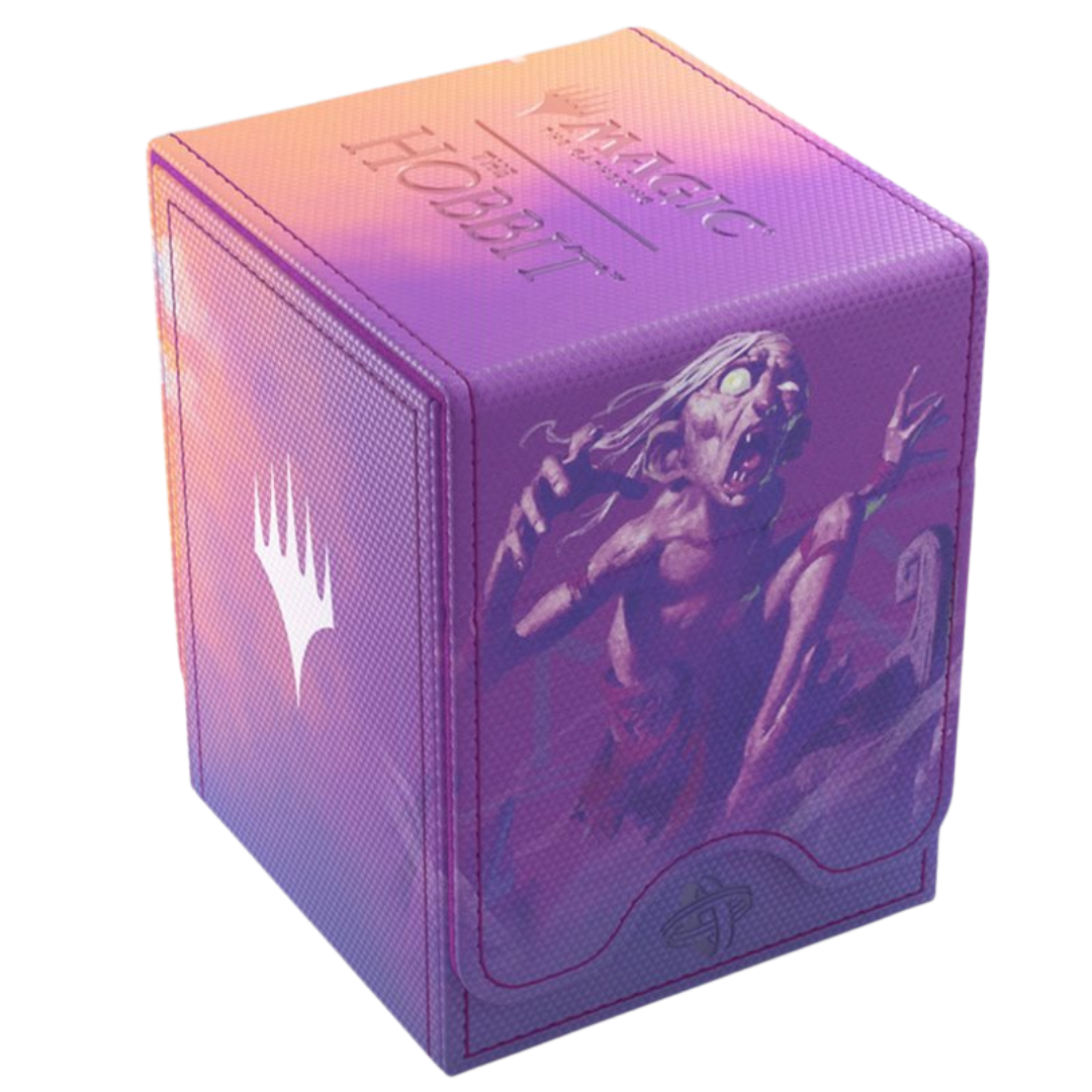 Gamegenic MTG The Hobbit Squire XL Gollum Riddle Master and The Lonely Mountain 80+ deck box closed view