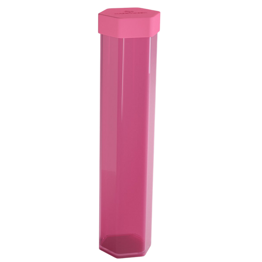 Gamegenic Playmat Tube Pink retail packaging, protective storage for TCG playmats