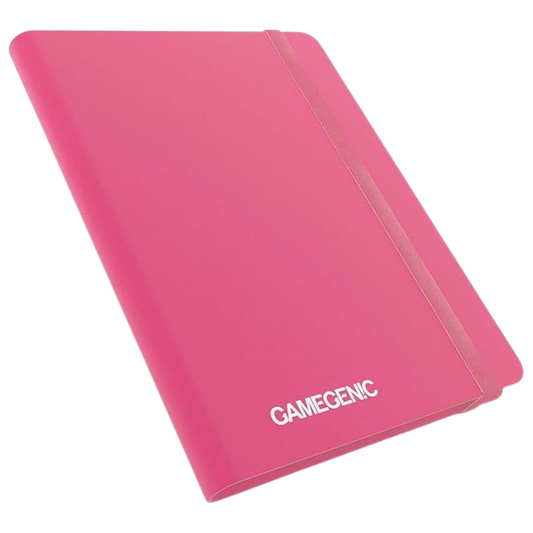 Gamegenic Prime Album 18 Pocket Pink trading card binder with side-loading pages