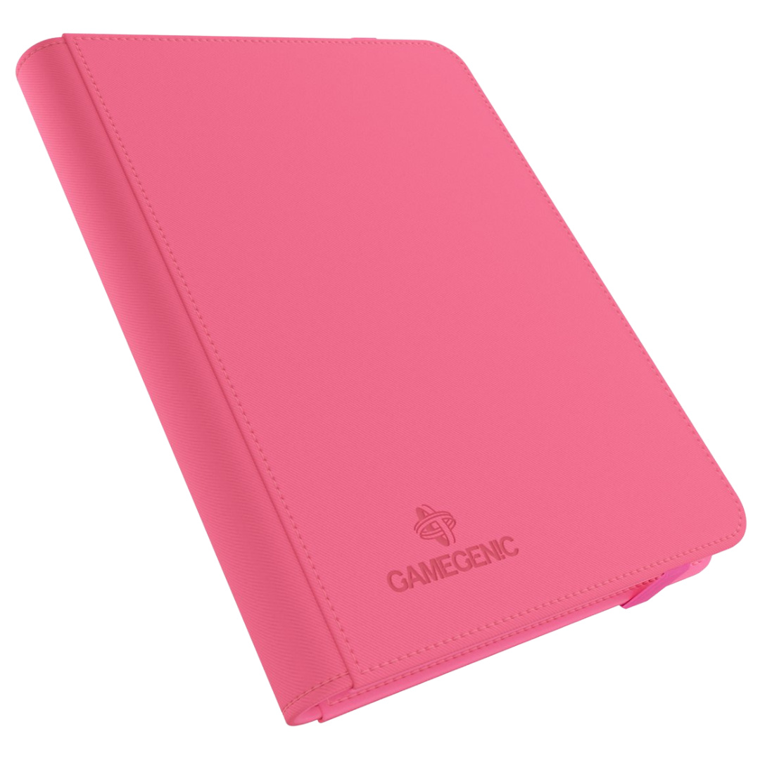 Gamegenic Prime Album 8 Pocket Pink trading card binder with side-loading pages