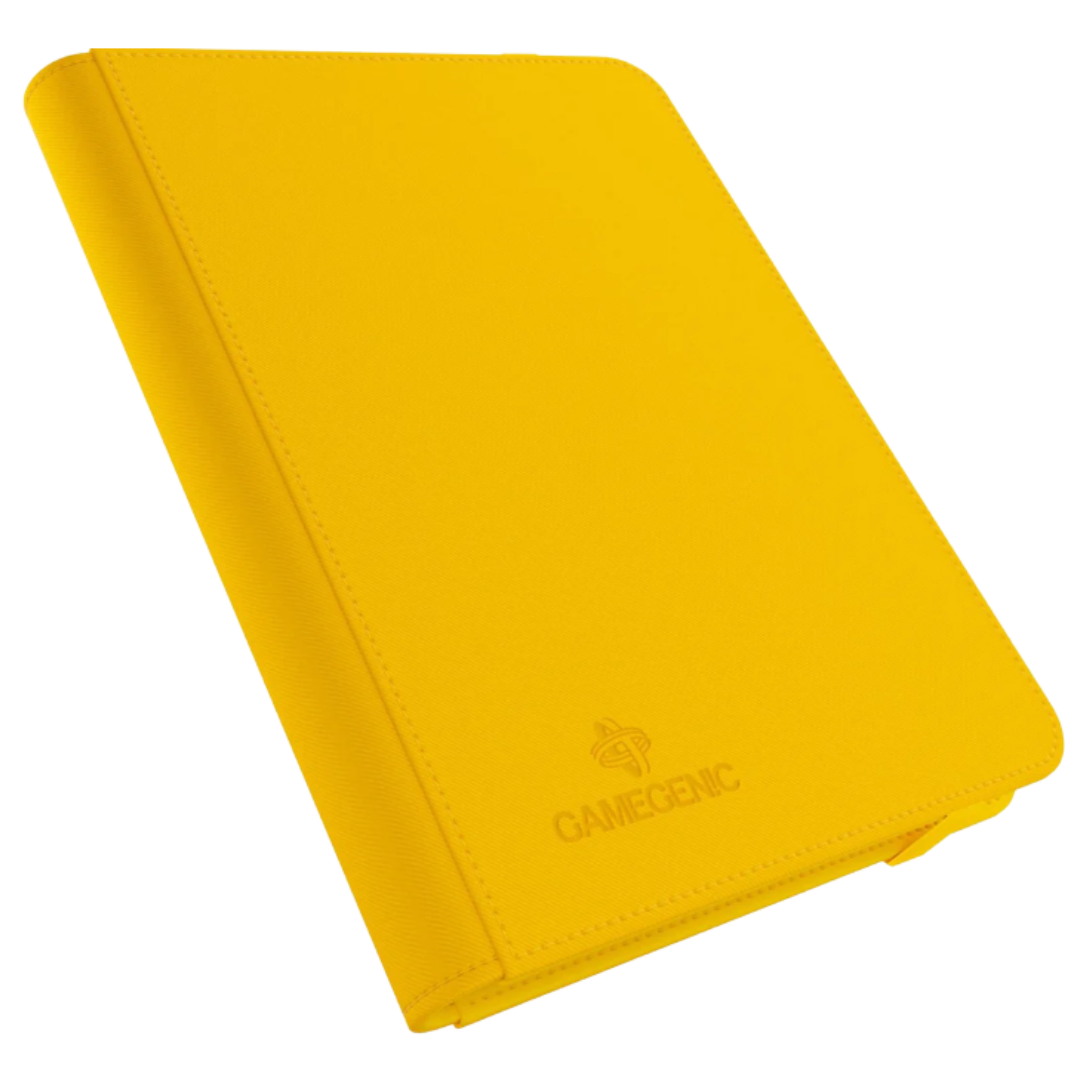 Gamegenic Prime Album 8 Pocket Yellow trading card binder with side-loading pages