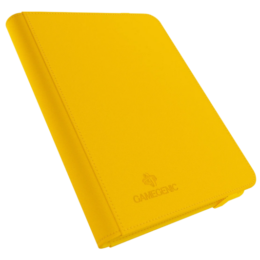 Gamegenic Prime Album 8 Pocket Yellow trading card binder with side-loading pages