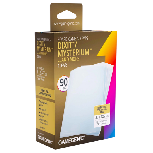 Gamegenic Dixit Mysterium Board Game Sleeves 90 pack for cards up to 81 x 121 mm