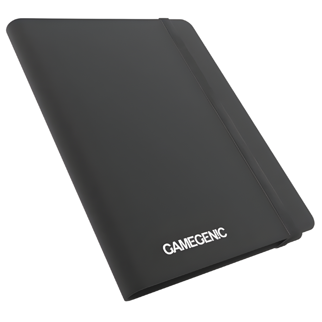 Gamegenic Casual Album 18-Pocket black trading card binder for MTG and Pokémon, side-loading pages