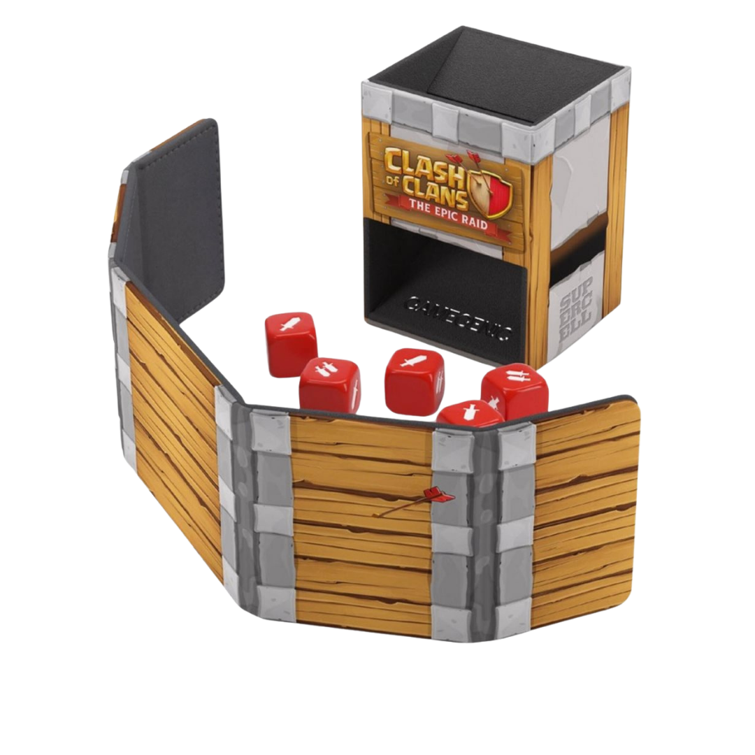Gamegenic Clash of Clans premium ultra compact dice tower with themed design